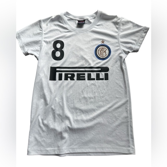 UK Polo Tops - UK Polo Inter Milan Italian Football/Soccer Teeshirt, sz M, lightweight
